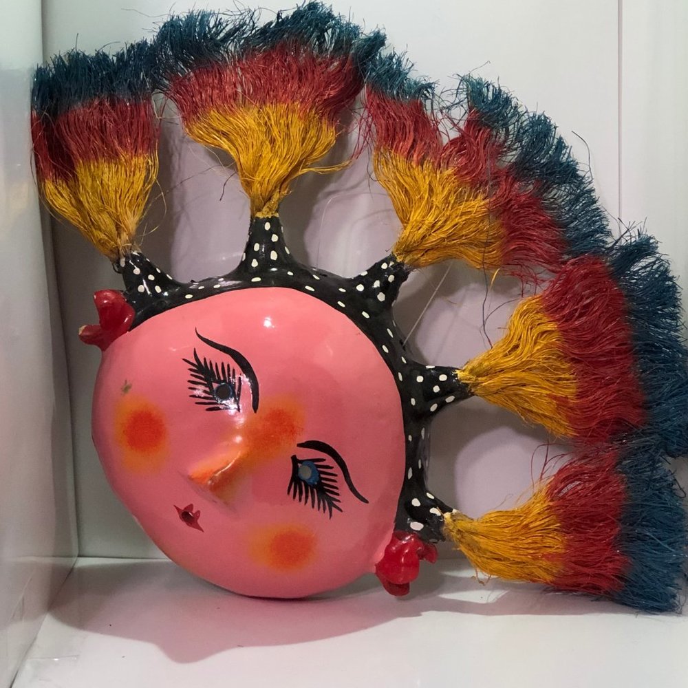 Mask Hand Painted - Picture 2 of 2